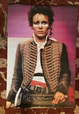 Adam Ant Rare Commercial Poster From 1980