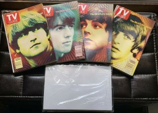 The Beatles Tv Guide Series Complete Set With Rare White Album Issue Nov.  2000.