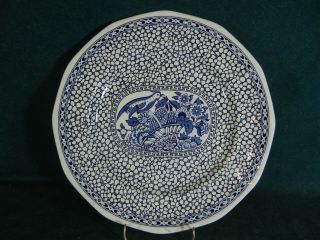 Adams Chinese Bird Blue 10 1/4 " Dinner Plate (s)
