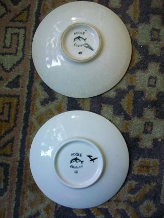 Poole Pottery Early Delphis Round Dishes (2) No 49 Jean Millership Anne Godfrey 3