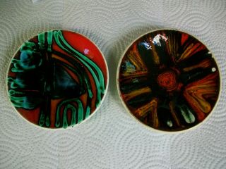Poole Pottery Early Delphis Round Dishes (2) No 49 Jean Millership Anne Godfrey 4