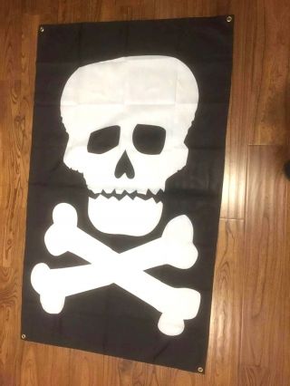 Gene Simmons Skull Flag Cloth Poster Flag 5 Ft Tall X 3 Ft Wide Kiss