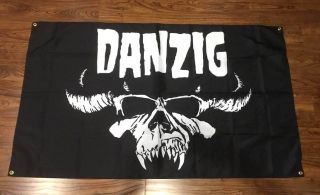 Danzig Flag Banner Cloth Poster 3 Ft X 5 Ft