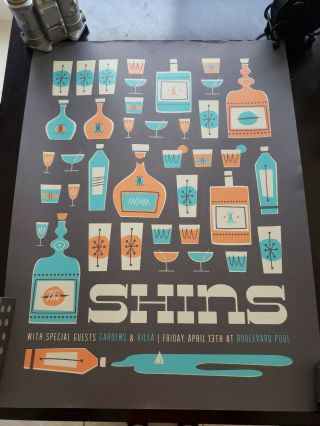 The Shins Boulevard Pool Concert Promo Poster