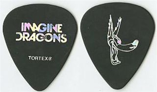 Imagine Dragons Daniel Wayne Sermon Authentic 2013 Tour Silver Foil Guitar Pick