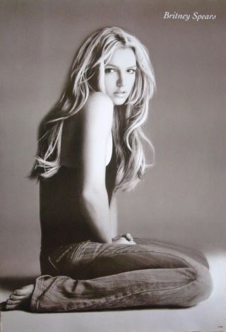 Britney Spears " On Knees " Poster From Asia - Pop,  Dance Music Diva Queen