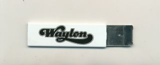 Waylon Jennings Waylon/rca Records Promotonal Box Cutter