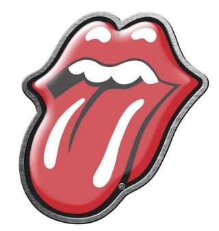 Official Licensed - The Rolling Stones - Tongue Metal Pin Badge Rock Jagger