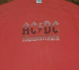 Ac/dc Vintage Tennessee River Thunderstruck Classic Rock Band T - Shirt Men 