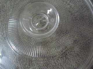 Corning Ware Pyrex Glass G1C Round Replacement Casserole Lid Cover Ribbed 8 - 1/2 