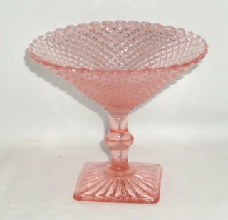 Anchor Hocking Miss America Pink 5 " Compote