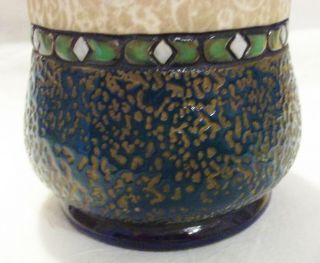 Arts & Crafts style Amphora Czechoslovakia handled vase - 9 