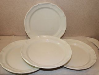 Mikasa French Countryside White Dinner Plates – Set Of 4