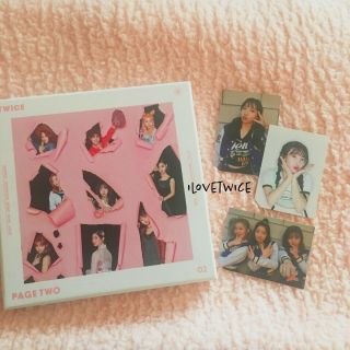 Twice Page Two Album (nayeon Photocards,  Sana/dahyun/jihyo Unit)
