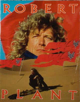 Robert Plant 1988 Now And Zen Tour Program