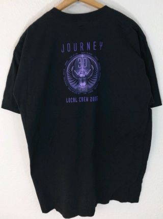 Vintage Journey 30th Anniversary Tour T Shirt Official Crew Mens Xl 2005 Euc