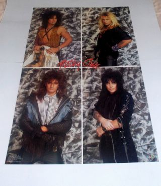 Motley Crue Poster From 1987 22 By 34.  5 Inches Rare And Vintage