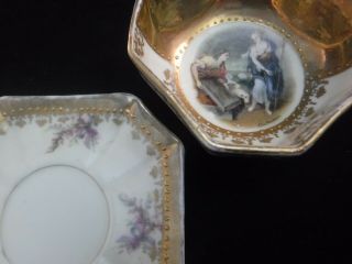 3 RS Prussia Demitasse Cups and Saucers 7