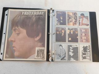 Topps Beatles Trading Card Partial Set Series 1 And 3,  43 Cards,  Sheet Music