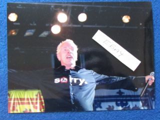 Press Photo - 8 " X6 " - Sex Pistols - John Lydon - 2002 - I