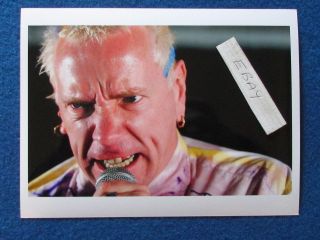 Press Photo - 8 " X6 " - Sex Pistols - John Lydon - 2002 - F