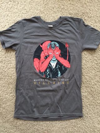 Queens Of The Stone Age Villains Tour Shirt Size Small St Paul Minnesota