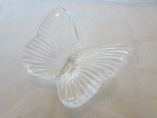 Vintage Waterford Crystal Butterfly Paperweight Figurine Waterford Butterfly
