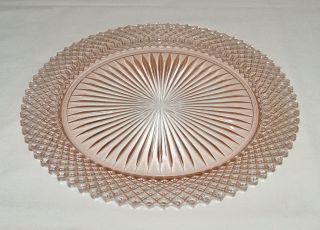 Vintage Hocking Pink Depression Glass " Miss America " Dinner Plate - 6 Available
