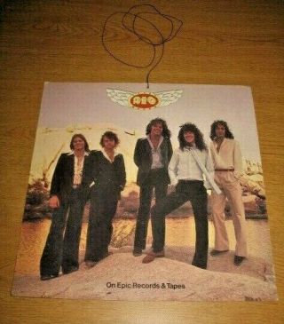 Reo Speedwagon 1978 Epic Records 2 - Sided Hanging Store Display 12 " X12 "