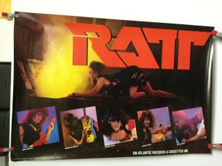 Ratt " Out Of The Cellar” 1984 Promo Poster