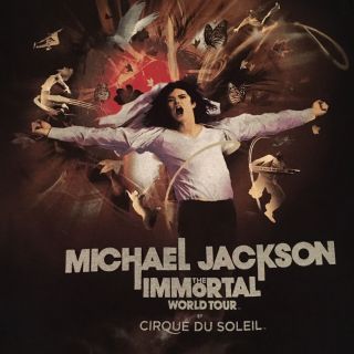 Michael Jackson Immortal World Tour T Shirt - Cirque Du Soleil - Nwot - (m)