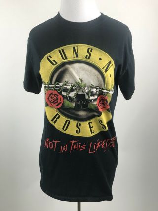 Guns N Roses Small T Shirt Not In This Lifetime Short Sleeve
