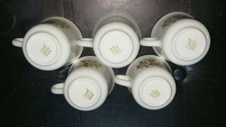 Set of 5 Vintage Corelle by Corning Indian Summer Coffee Cups Mugs 3