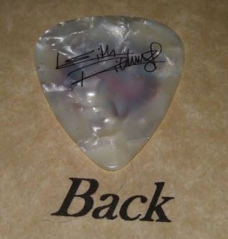 ROLLING STONES - KEITH RICHARDS band logo signature guitar pick - W 3