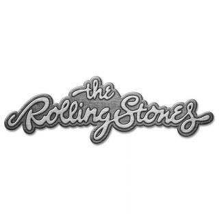 Official Licensed - The Rolling Stones - Logo Metal Pin Badge Rock Jagger