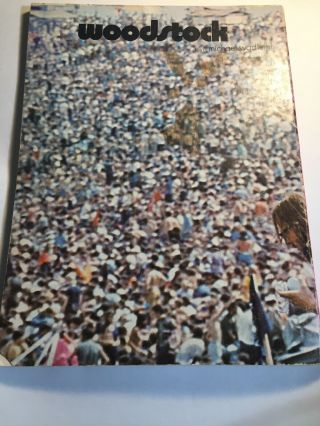 Woodstock Sheet Music Lyrics Photo Book Joplin CSNY Cocker The Band Sly Stone 2