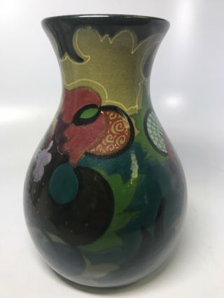 Vintage Gouda Holland Art Pottery Vase 812 Floral