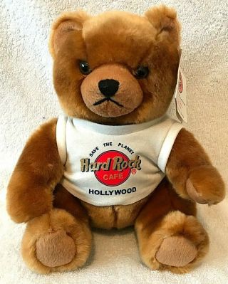 Hard Rock Cafe Hollywood 2005 Limited Edition Herrington Teddy Bear Nwt