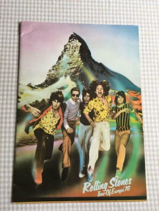 Tour Programme Rolling Stones European Tour 1976