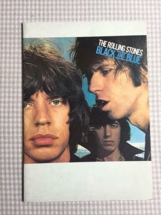 Tour Programme Rolling Stones Black And Blue European Tour 1976
