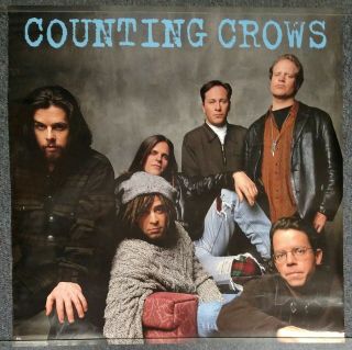 Counting Crows 1994 August And Everything After Promo Poster Group Shot