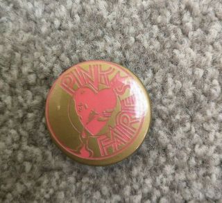 Vintage - Pink Fairies - Heavy Rock Band Promo Pin Badge Circa Late 70s