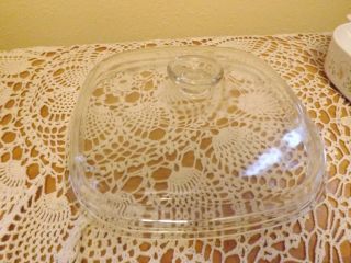 Vintage Corning Ware Wild Flower Dish A 10 B with Pyrex Lid 4