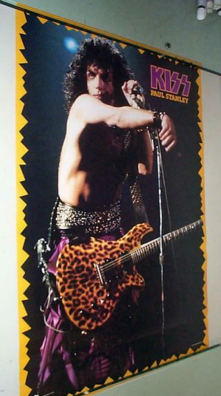 Kiss Paul Stanley 1985 Stage Poster Only One