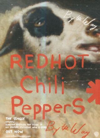 Bevkerbk 7 Advert/poster 11x8 " Red Hot Chili Peppers - By The Way - Single
