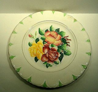 Maling Pottery Embossed Plate Charger England