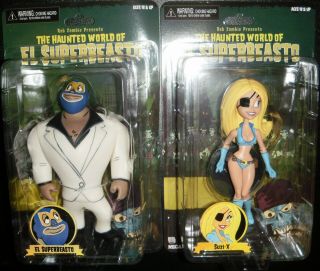 The Haunted World Of El Superbeasto: El Superbeasto And Suzi - X 6 " Figures
