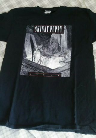 Skinny Puppy Dig It Shirt Sz M Ohgr Ministry Nine Inch Nails Industrial