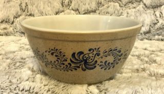 Vintage Pyrex Homestead Pattern Nesting Mixing Bowl 402 1.  5 Liter Country