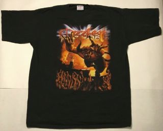 Ozzfest 2002 Concert Shirt Xl,  Ozzy,  Soad,  Rob Zombie,  Pod